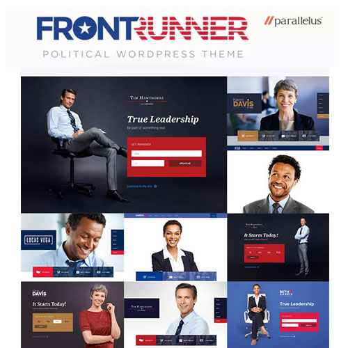 Political WordPress Theme FrontRunner 1.0.26